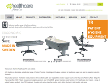 Tablet Screenshot of aishealthcare.com.au